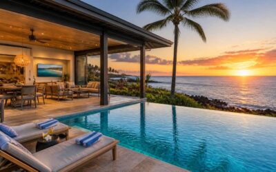 Book a vacation rental kona with oceanfront views.